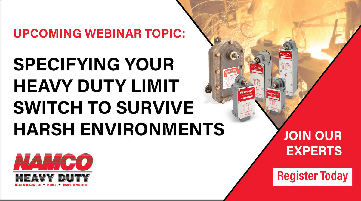 Webinar Specify Limit Switches for Harsh Envrionments