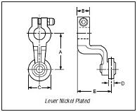 EL Series Offset Operating Lever