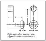 EL Series Side Roller Lever Offset Type Style SLO Operating Lever